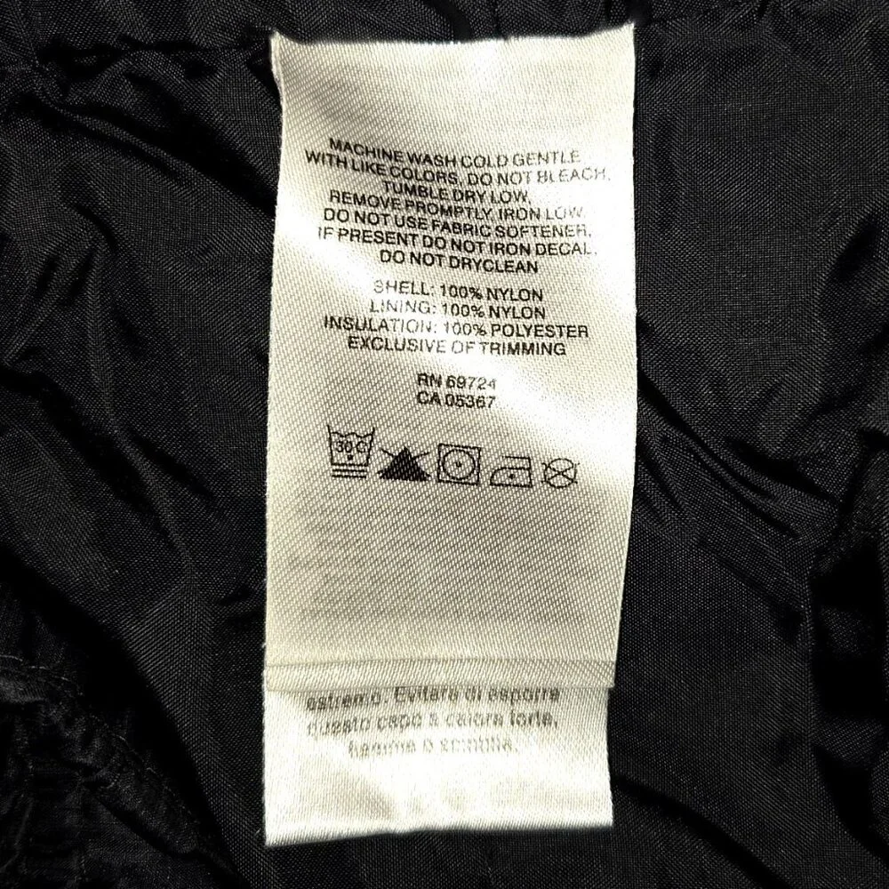 Columbia Mighty Lite Black Full Zip Hooded Nylon All Season Vest Size Small - Picture 8 of 8